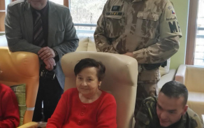 Autorka přání, bývalá vojákyně paní Jaroslava