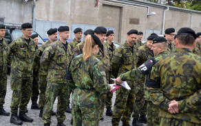 Nástup VelOSlVP ke Dni vítězství