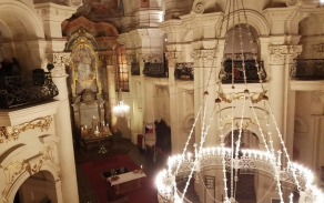 Interiér Kostela sv. Mikuláše