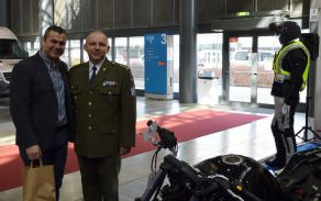 Vedoucí Odboru služby dopravní policie PČR JmK plk. Rybka jednal s velitelem VeOSVP plk. Ročkem