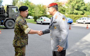 Návštěva  z Feldjäger Bundeswer