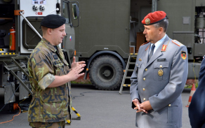 Návštěva  z Feldjäger Bundeswer